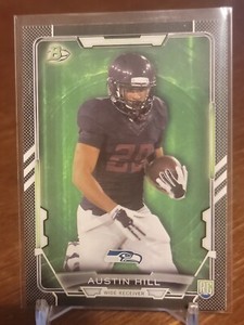 2015 Bowman Rookies Black Austin Hill #64 Rookie RC