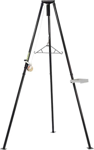 Tri-Pod Black Steel Game Hunting Hoist | Economical & Convenient Support Stand | - Picture 1 of 5