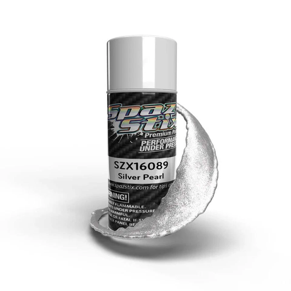 Pintura en aerosol Silver Pearl, lata de 3,5 oz Foto 1 de 1