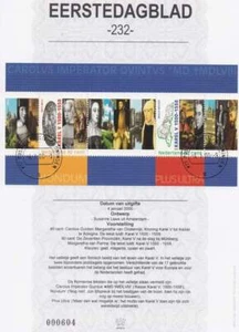Nederland Eerstedagblad 2000 EDB 232 - Karel V 500 jaar - Bild 1 von 1