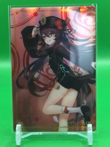 Tarjeta de impacto Hutao Genshin miHoYo R 09 2607665 Bandai japonesa - Imagen 1 de 5