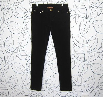 Tory Burch Black Corduroy Jeans Super Skinny Jean Women's Size 30 - Image 1 of 4