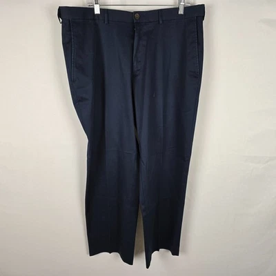 Haggar Dress Pants Men's 36 x 30 Black Classic Fit Repreve Straight Leg - Image 1 of 4