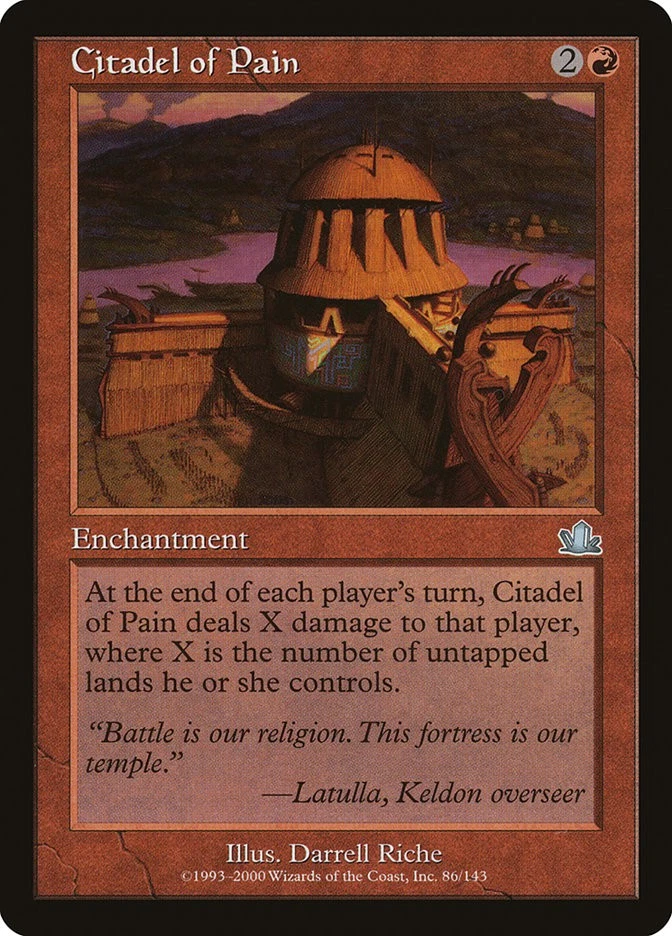 MTG Citadel of Pain  - Prophecy #086 - Image 1 of 1