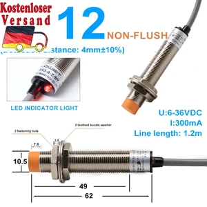 M8 M12 M18 M30 Inductive Proximity Sensor Switch Detect Metal Sensor Switches 12 - Bild 1 von 12