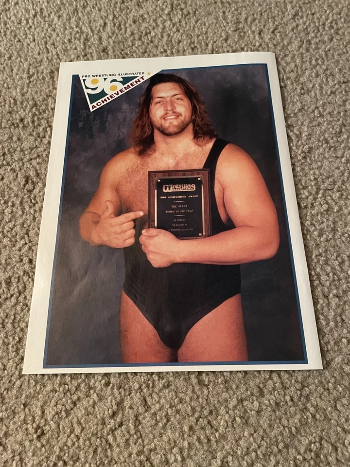 De colección BIG SHOW THE GIGANTES WCW Lucha Libre Pinup Foto Revista Recortes WWF 1990s Foto 1 de 1