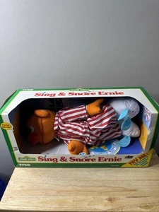 Vintage 1996 Tyco Sesame Street Sleep And Snore Ernie Talking & Singing READ - Picture 1 of 3