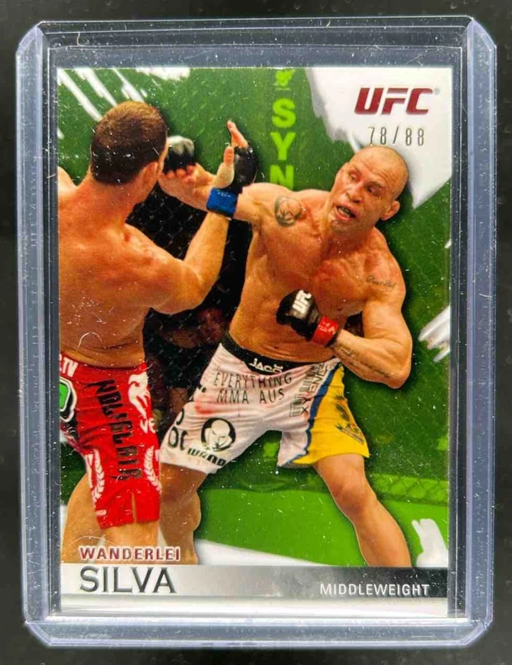 2010 Topps UFC Knockout Wanderlei Silva Green #78/88 - Image 1 of 2