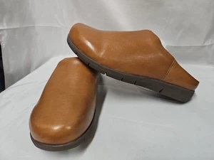 Softwalk braun Leder Andria Clog Gepäck Damengröße 12 WW. Extra breit Neu ohne Karton - Bild 1 von 12