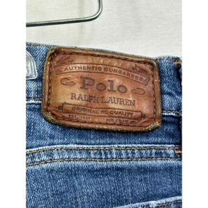 Pantalones de mezclilla Polo Ralph Lauren Sullivan ajustados para hombre azul lavado talla 35x32 - Imagen 1 de 13