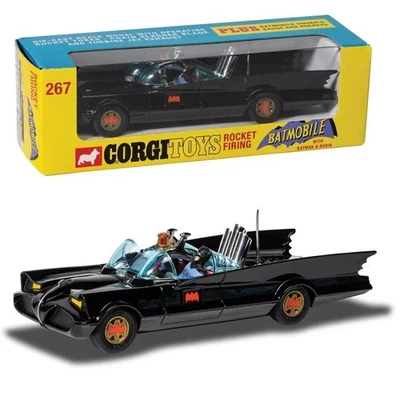 1966 Batmobile With Batman & Robin (Reissue) RT26701 By Corgi 1/46 Scale DieCast - Image 1 of 4