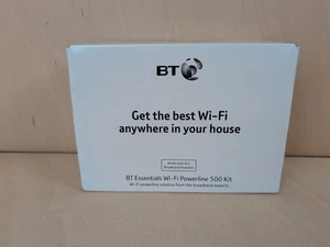 BT Essentials Wi-Fi Powerline 500 Kit (Wi-Fi & Ethernet Extender) - Picture 1 of 7