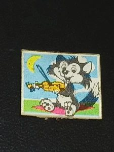 Lenticular Veri Vue vintage años 60, gato con violín - Imagen 1 de 2