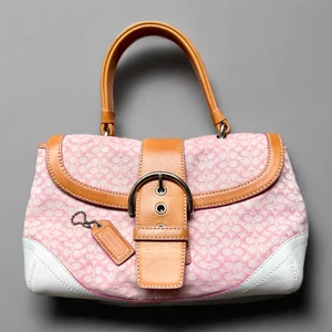 Coach Y2K Pink Soho Top Handle Handbag 6349 China - Picture 1 of 13