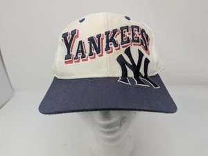 Vintage New York Yankees Mütze Snapback MLB Baseball weiß The Game Cap - Bild 1 von 13
