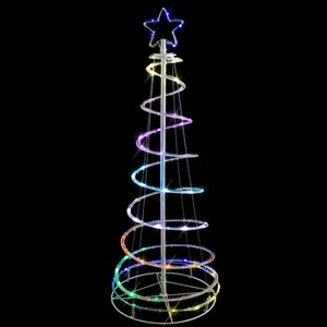 Northlight 4' LED Color Changing Multiple Function Outdoor Spiral Christmas Tree - Picture 1 of 7