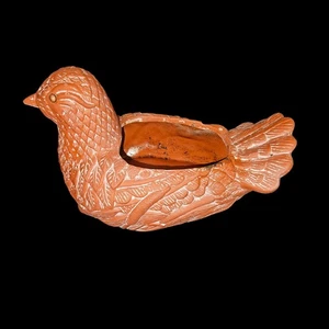Fioriera gallina terracotta Teleflora vintage 1985 rustica argilla uccellino ceramica - Foto 1 di 8