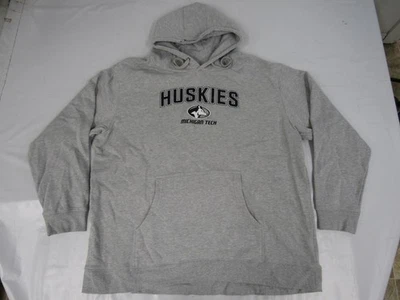 New -Minor Flaw- Michigan Tech Huskies Mens Size 3XL 3XLarge Gray Hoodie - Image 1 of 4