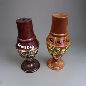 Trinidad Souvenir Salt & Pepper Shakers - Hand-Painted Collectible Set - Picture 1 of 3