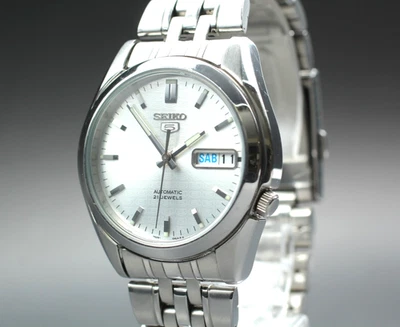 [Near MINT] Seiko 5 7S26-01V0 SNKK357 Day/Date Automatic Man's Watch From JAPAN - Image 1 of 4