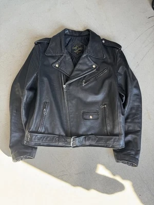 70s/80s Montgomery Ward Leather Jacket - Image 1 of 4