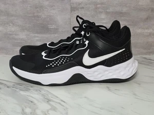 Nike FLY BY Mid 3 Training Basketball Shoes Sneakers Black/White Mens Size 11.5 - Picture 1 of 6