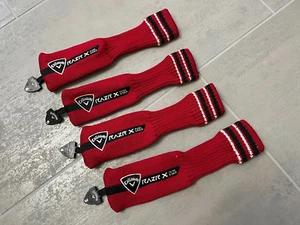 SET OF 4 CALLAWAY RAZR X HL HYBRID HEADCOVER HEAD COVER w/#disc 3 4 5 7 9 - NEW - Picture 1 of 3