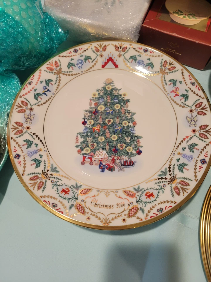 Ежегодные рождественские елки по всему миру Lenox 2000 Швеция 10,5 дюйма - Изображение 1 из 2