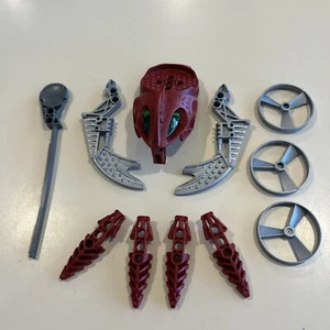 LEGO BIONICLE Visorak Head Vohtarak Red 50911 With Eyes / Spinners / Parts - Picture 1 of 2