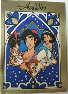 Aladdin Disney Película 1993 Panini Factory Card Set, 100 tarjetas, 10 pegatinas, 10 colores Foto 1 de 4