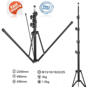 Supporto luce flash fotografia regolabile pieghevole 220 cm 7'2" illuminazione video - Foto 1 di 6