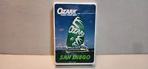 VINTAGE OZARK AIRLINES SPIELKARTENSPIEL MIT SAN DIEGO CALIFORNIA - Bild 1 von 1