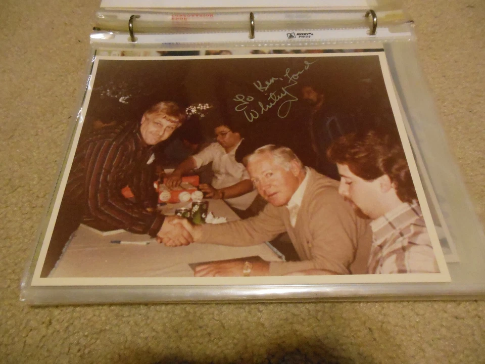 Whitey Ford Autograph Color  8" x 10" Photo NY Yankees - Image 1 of 1