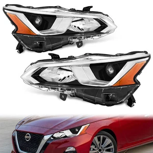 Pair Halogen Factory Projector Headlight For 2019-2022 Nissan Altima Left Right - Picture 1 of 12