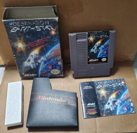 Destination Earthstar complete in box nintendo nes game