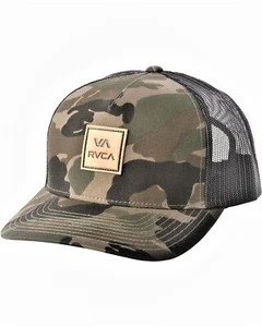 RVCA Men's Trucker Snapback Curve Cap ~ VA ATW camo - Picture 1 of 3