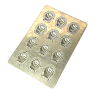 Chiyoda 12 tazze Madeleine padella guscio di spugna torta teglia stampo silicone - Foto 1 di 3