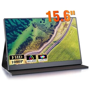 15,6 Zoll Gaming Monitor Tragbarer IPS Bildschirm USB C Monitor Portable Monitor - Bild 1 von 7