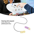 Hearing Aid Clip Light Yellow 3 Hearts Elderly Children's Single Ear Hear TDM