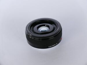 Panasonic Lumix G 20mm f/1.7 II Aspherical AF G Lens (Black)