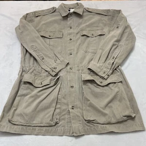Vintage Woolrich Jacket Mens Begie Sand Extra Large 4089 Field Chore Barn Adult - Picture 1 of 20