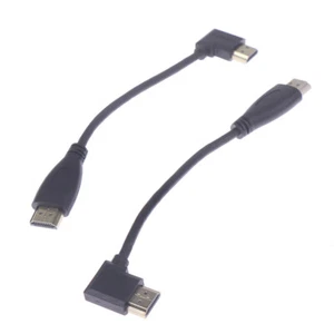 High Speed 4K HDMI 2.0 Cable 90 Degree Angled Extension Cable For PS4 TV} - Photo 1/17