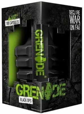GRENADE Granate schwarz OPS Thermo Fatburner Gewichtsverlust 100 Kapseln