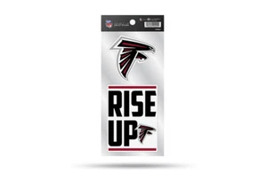 Atlanta Falcons NFL Double Up Vinyl Die Cut Decals FREE SHIP! - Picture 1 of 1