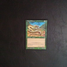 1X Plated Wurm - Portal -* Signed & Altered by Gelon English, SEE PICTURES * MTG
