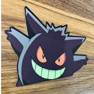 Gengar | Pokemon | Glow Sticker | Car Peeker | Halloween | 7" - Picture 1 of 3