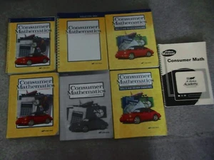 Abeka Consumer Mathematics SET Math CURRENT Good Used 10th 11th 12th BONUS - Picture 1 of 1