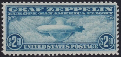 USA Sc #C15 - $2.60 blue - MNH (U/M) F - Graf Zeppelin - Image 1 of 2