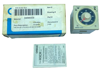 Omron H3CR-A Estado Sólido Temporizador Relé Controlador 100to240VAC 50-60Hz - Imagen 1 de 4