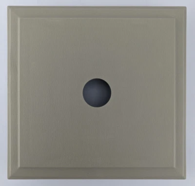 Vinyl Siding Square Standard Mounting Block - Universal Fit - Sand 004 - Image 1 of 4